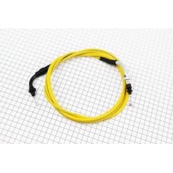 Трос газа 4Т-50cc (крепление верхнее с резьбой) (трос 194см/ кожух 186см), жёлтый Китай
