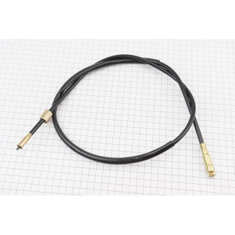 Трос спидометра (квадрат-вилка, гайка-шток тонкий) (трос 112см/ кожух 110см) Китай