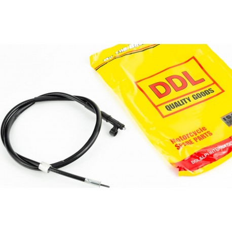 Трос спидометра (квадрат-вилка, гайка-шток с ухом под болт) (трос 102см/ кожух 100см) DDL