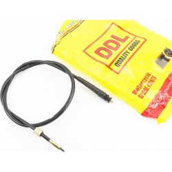 Трос спидометра (квадрат-вилка, гайка-шток толстый) (трос 101см/ кожух 99см) DDL