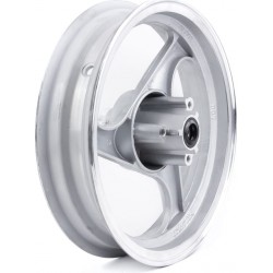 УЦЕНКА Диск передний литой MT2,50x12 d12мм (диск торм. 3 болта) "3 луча", серый тип 1 (царапины возле оси, см. фото) Китай