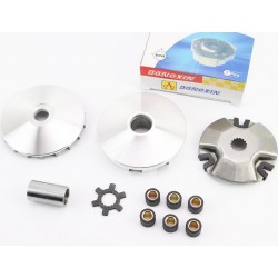 Вариатор передний к-кт Yamaha JOG 90 (под вал 16мм)+втулка, крыльчатка, крест DONGXIN