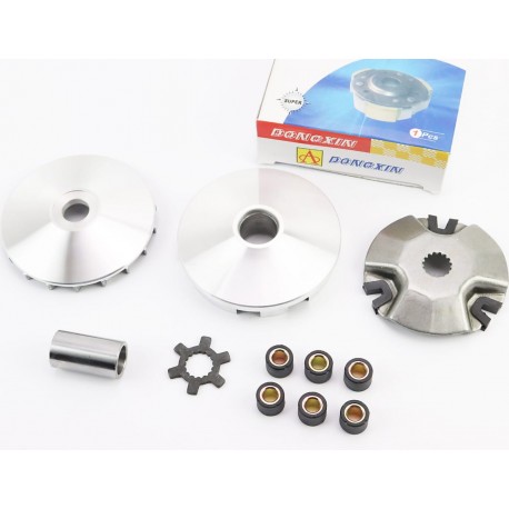 Варіатор передній к-кт Yamaha JOG 90 (під вал 16мм)+втулка, крильчатка, хрест DONGXIN