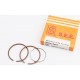 Кільця поршневі Honda DIO50 39мм STD (замки внутрішні), жовта коробка SEE