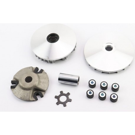 Варіатор передній к-кт Yamaha BWS 100 (під вал 16мм)+втулка, крильчатка Китай