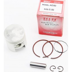 Поршень к-кт Suzuki AD50/LET'S 41мм+0,50 (палец 10мм), Тайвань MSU