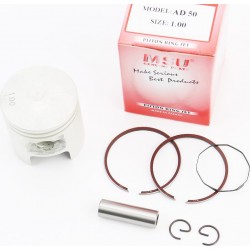 Поршень к-кт Suzuki AD50/LET'S 41мм+1,00 (палец 10мм), Тайвань MSU