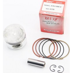 Поршень к-кт 80cc 47мм +0,50 (палец 13мм), Тайвань MSU