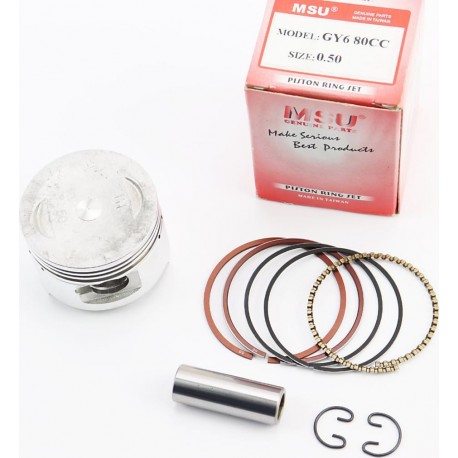 Поршень к-кт 80cc 47мм +0,50 (палець 13мм), Тайвань MSU