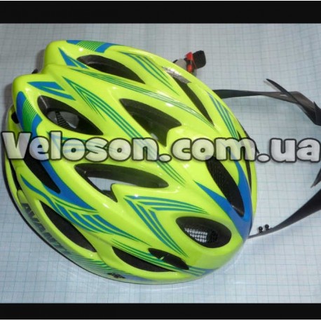 Вело Шлем Avanti, размер M ( 55-61см) ,цвет: Салатово-синий , регулировка обьема,, в коробке