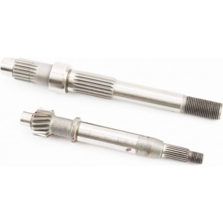 Вал редуктора вторинний довгий+первинний, к-кт 2шт Китай