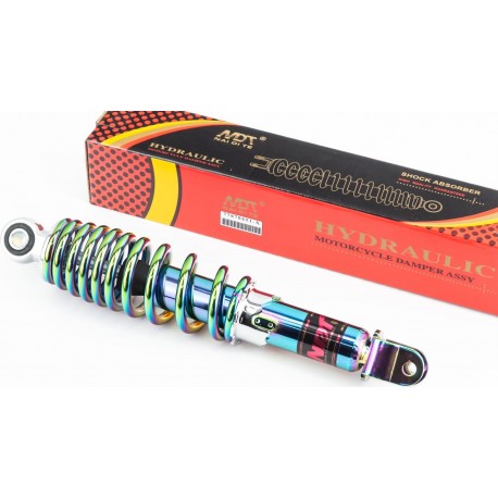 Амортизатор задний GY6/Honda-290мм*D-55мм (втулка 10мм / вилка 8мм) регулир., плазма NAIDITE