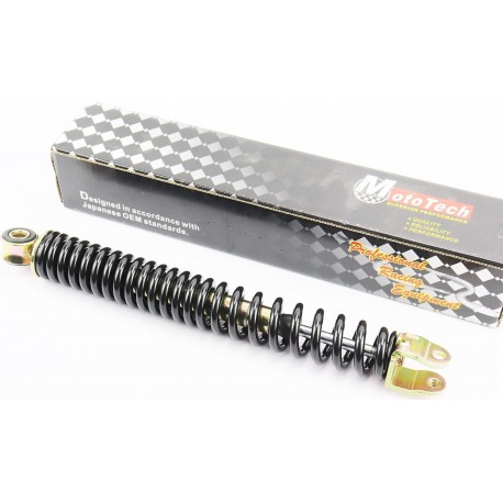 Амортизатор задній GY6/Honda-310мм*D-36мм (втулка 10мм / вилка 8мм), чорний Mototech