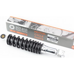 Амортизатор задній GY6/Honda-285мм*D-54мм (втулка 10мм / вилка 8мм) регул., чорний TATA