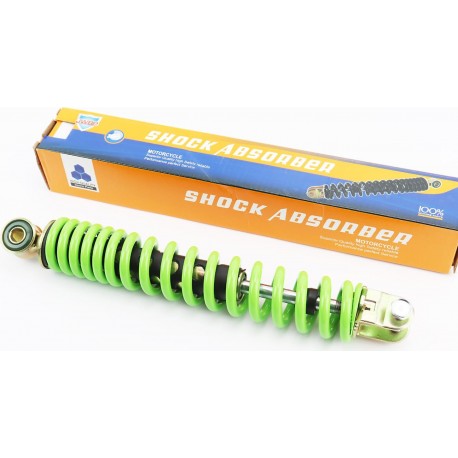 Амортизатор задний GY6/Honda-290мм*D-43мм (втулка 10мм / вилка 8мм), зелёный JWBP