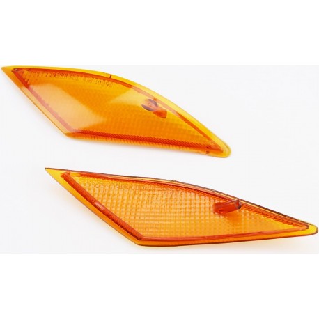 Suzuki SEPIA ZZ "стекло" поворотников передних к-кт 2шт, жёлтые Китай