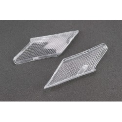 Yamaha JOG NEXT ZONE "скло" поворотників передніх к-кт 2шт (під бараб. гальмо), прозорі Китай