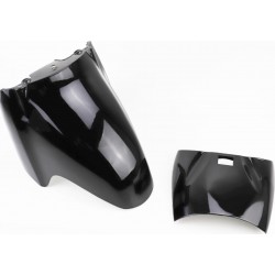 Honda LEAD AF-48 Пластик-крило переднє (2 частини к-кт), чорний тип 1 Китай