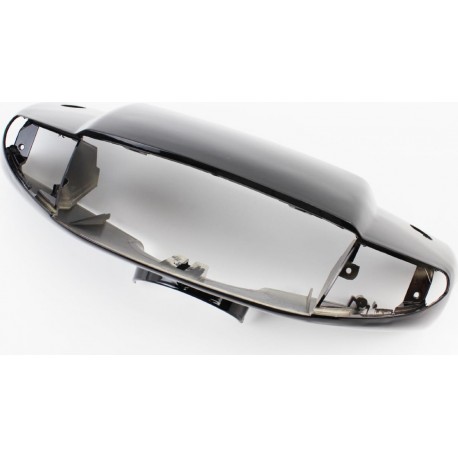 Suzuki LET'S-II Пластик-руля передний "голова" (под бараб. тормоз), чёрный Китай