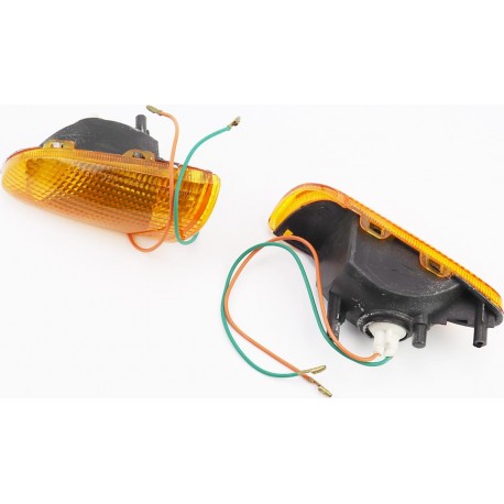 Suzuki LET'S-III повороты передние в сборе к-кт 2шт, жёлтые Китай