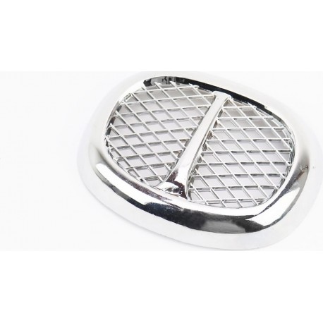 Honda GIORNO CREA AF-54 Пластик-накладка "решітка" пластика переднього "дзьоб", хром Китай