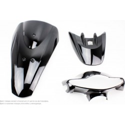 Honda DIO AF-56 Пластик-к-кт фарбовані 5 деталей, чорний Китай