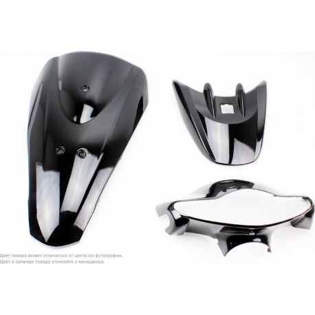 Honda DIO AF-56 Пластик-к-кт фарбовані 5 деталей, чорний Китай