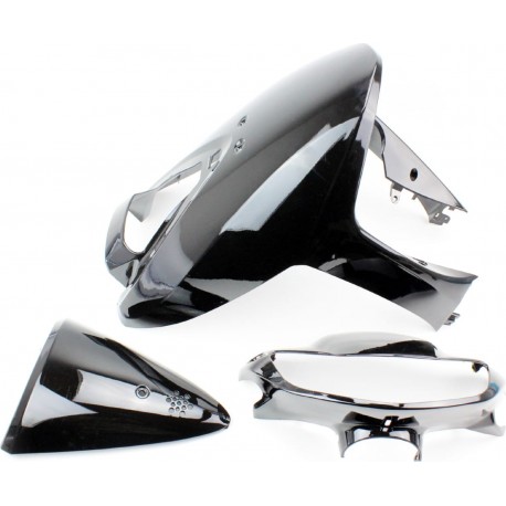 Honda DIO AF-62 Пластик-к-кт крашеные 7 деталей, чёрный Китай