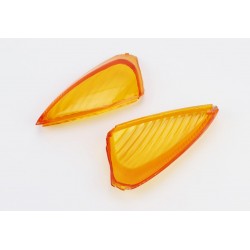 Honda DIO AF-34/35 "стекло" поворотников задних к-кт 2шт, жёлтые Китай