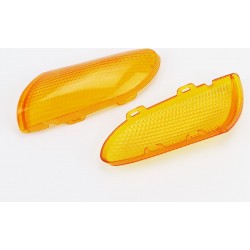 Suzuki LET'S-III "стекло" поворотников передних к-кт 2шт, жёлтые Китай