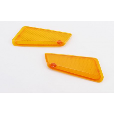 Suzuki ADDRESS V "стекло" поворотников передних к-кт 2шт, жёлтые Китай