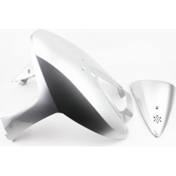 Honda DIO AF-62/68 Пластик-передний верхний "клюв"+"накладка клюва" к-кт, серый Китай