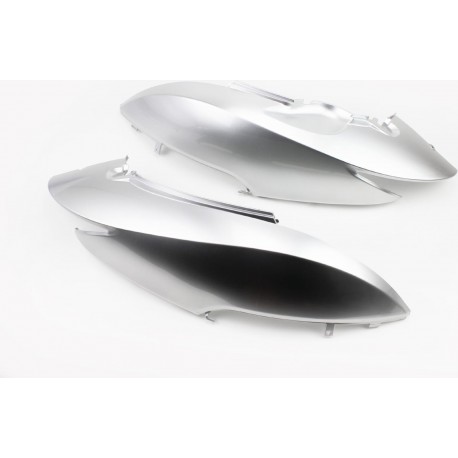 Honda DIO AF-62/68 Пластик-верхний боковой лев+прав к-кт 2шт, серый Китай