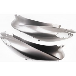 УЦЕНКА Yamaha JOG SA-36J/39J пластик-верхний боковой лев+прав к-кт 2шт, тёмно-серый (см. фото отломано крепление) Китай