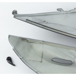 УЦІНКА Honda DIO AF-27/28 Пластик-верхній бічний правий, чорний (відламане кріплення) Китай