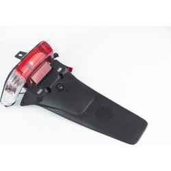 Honda DIO AF-18/25 задній ліхтар з крилом у зборі (прозорі поворотники) Китай