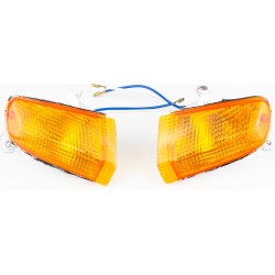 Honda LEAD AF-20 повороты передние в сборе к-кт 2шт, жёлтые Китай