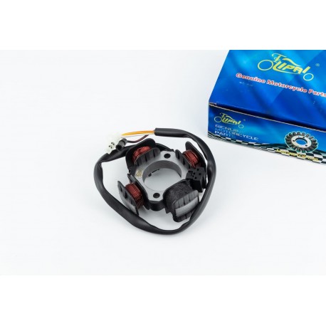 Статор магнето (генератора) Suzuki AD50 (4 котушки роз'єм "мама 2+1") LIPAI