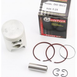 Поршень к-кт Honda DIO50 39мм+0,25 (палец 12мм), Тайвань Mototech