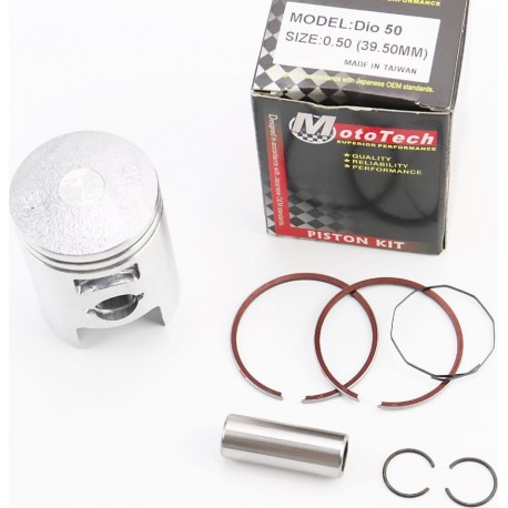 Поршень к-кт Honda DIO50 39мм+0,50 (палец 12мм), Тайвань Mototech