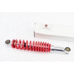 Амортизатор задній GY6/Honda-280мм*D-51мм (втулка 10мм / втулка 10мм) регул., червоний