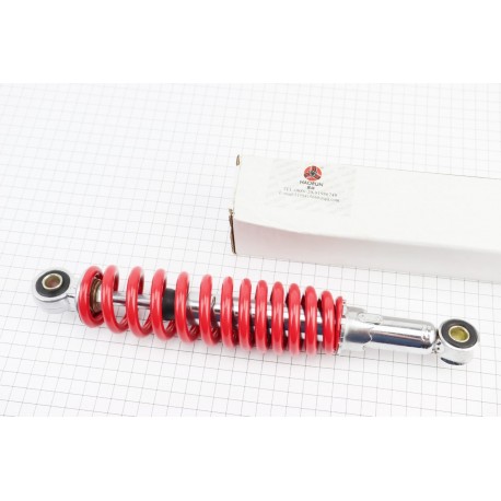 Амортизатор задний GY6/Honda-280мм*D-51мм (втулка 10мм / втулка 10мм) регулир., красный HAORUN