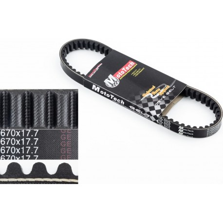 Ремінь 670х17,7 Honda DIO AF56, Тайвань Mototech