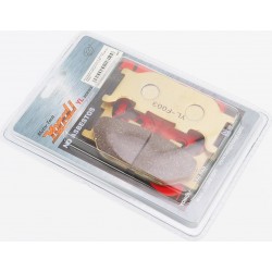 Тормозные колодки (дисковые) Yamaha SR125/FZ6/YP 250/MAJESTY 250/XVS 1100/TZR 150 R/CP 250/XVS 1100/FZ6 к-кт, жёлтые YONGLI