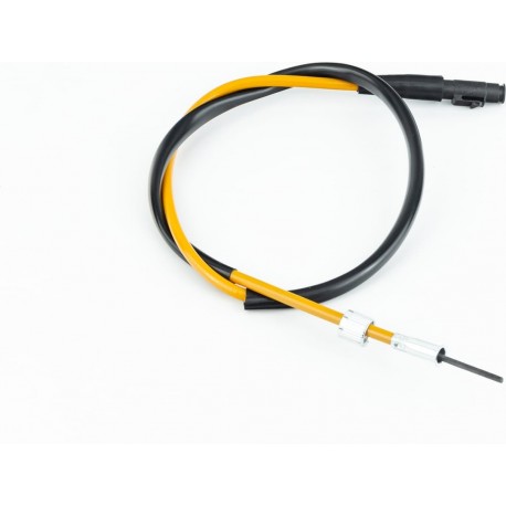 Трос спідометра Honda DIO ZX AF28/35 (із защіпкою, квадрат-квадрат) (трос 87см/ кожух 83см), жовтий Китай