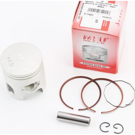 Поршень к-кт Yamaha JOG65 3KJ 44мм+0,50 (палец 10мм), Тайвань MSU