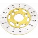 Диск тормозной Yamaha JOG (155мм), жёлтый Китай