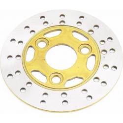 Диск тормозной Yamaha JOG (155мм), жёлтый Китай