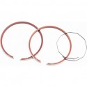 Кольца поршневые Honda DIO50 39мм+0,25 (замки внутренние) MSU