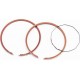 Кольца поршневые Honda DIO50 39мм+1,00 (замки внутренние) MSU